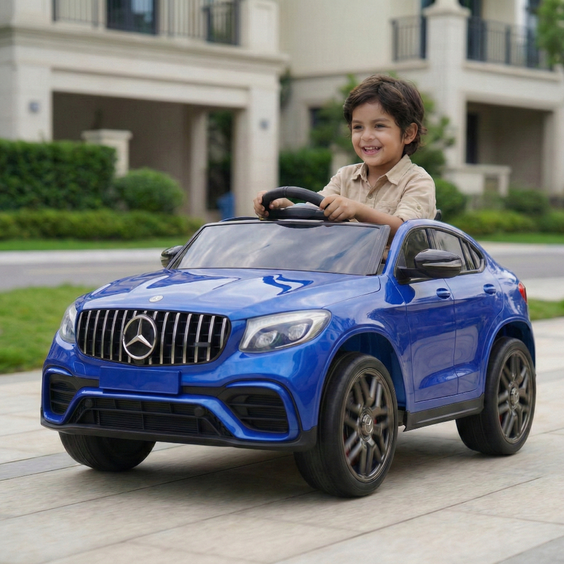 EMotorad Formula Fun MERCEDES-BENZ GLC (Blue)-Ride Ons-Formula Fun-Toycra