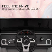 EMotorad Formula Fun Mercedes Benz G-Wagon Ride-On Car for Kids (White)-Ride Ons-Formula Fun-Toycra