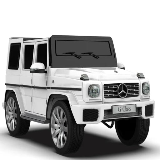 EMotorad Formula Fun Mercedes Benz G-Wagon Ride-On Car for Kids (White)-Ride Ons-Formula Fun-Toycra