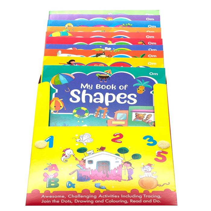 Early Learning Activity Box (Set Of 10 Books)-Activity Books-Ok-Toycra