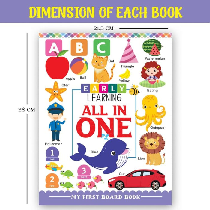 Early Learning All In One My First Board Book-Board Book-Hello Friend-Toycra
