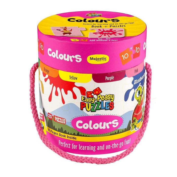Easy Peasy Big Size Colour Puzzles (20 Pieces)-Puzzles-Majestic-Toycra