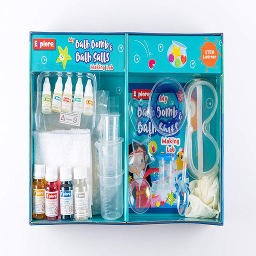 Eksploe My Bath Bomb & Bath Salts Making Lab-STEM toys-Eksploe-Toycra