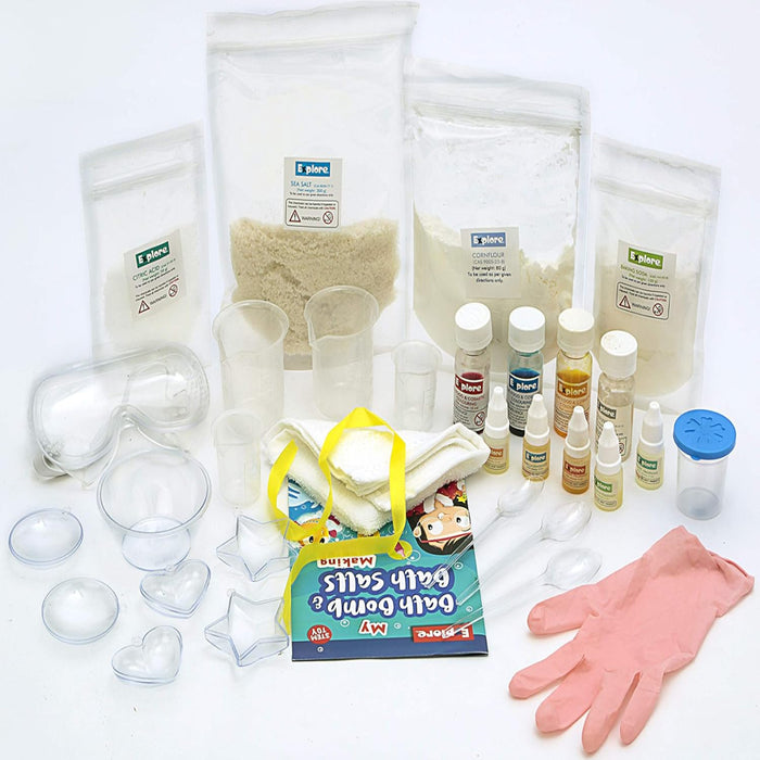 Eksploe My Bath Bomb & Bath Salts Making Lab-STEM toys-Eksploe-Toycra