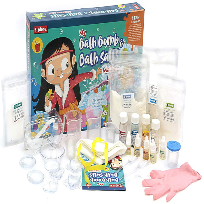Eksploe My Bath Bomb & Bath Salts Making Lab-STEM toys-Eksploe-Toycra