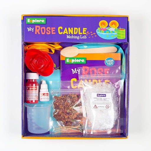 Eksploe My Rose Candle Making Lab-STEM toys-Eksploe-Toycra