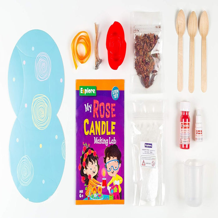 Eksploe My Rose Candle Making Lab-STEM toys-Eksploe-Toycra