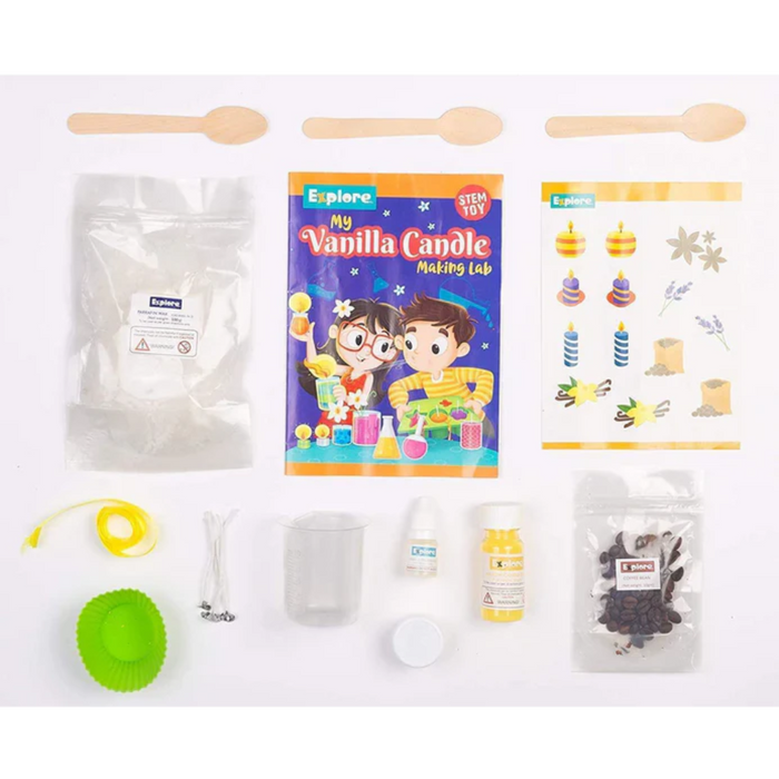 Eksploe My Vanilla Candle Making Lab Science Kit-STEM toys-Eksploe-Toycra