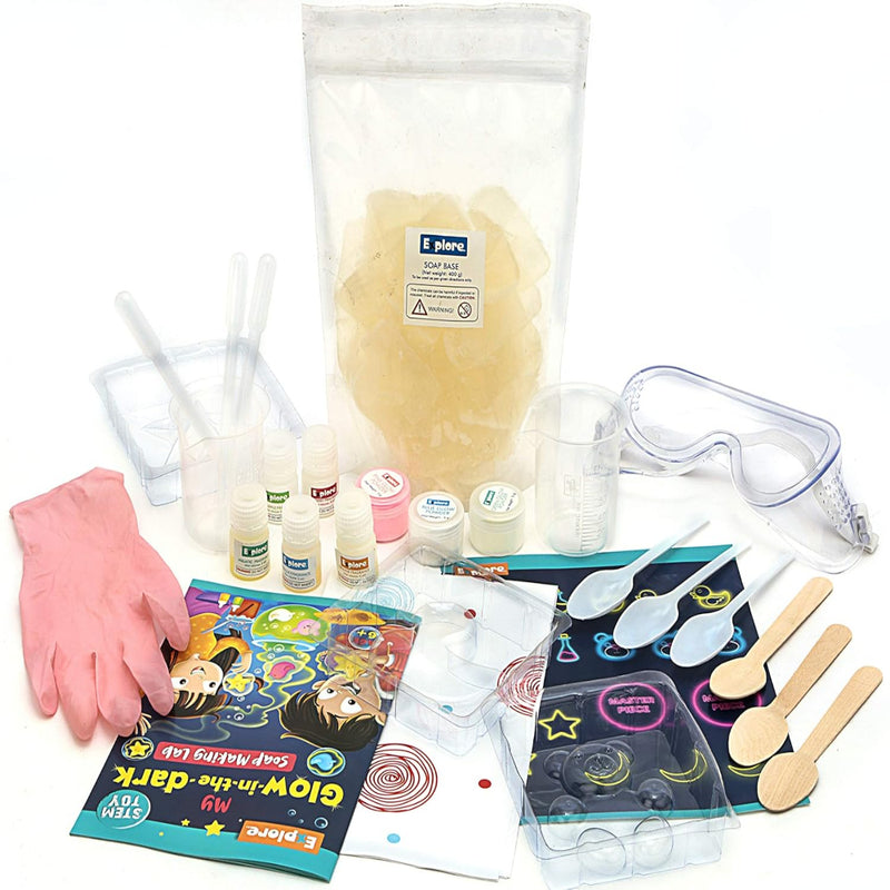 Eksploe STEM My Glow-in-The-Dark Soap Making Lab
