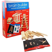 Ekta Brain Builder Wooden Building Planks- Set-2 (50 pieces)