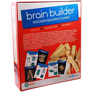 Ekta Brain Builder Wooden Building Planks- Set-2 (50 pieces)