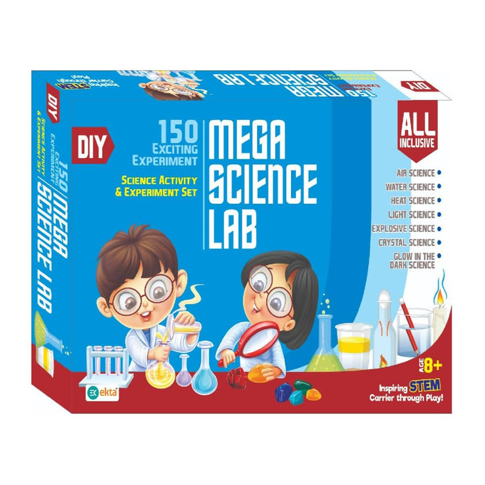 Ekta Mega Science Lab Kit, 150 Exciting Science Experiments, DIY Science Activity Set-STEM toys-Ekta-Toycra