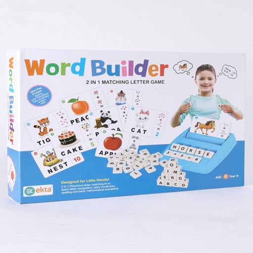 Ekta Word Builder 2 in 1 Letters Matching Game-Kids Games-Ekta-Toycra
