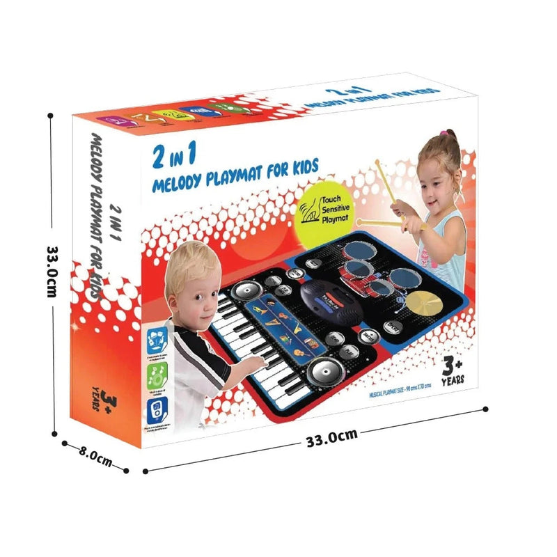 Electrobotic 2-in-1 Musical Playmat For Kids