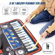 Electrobotic 2-in-1 Musical Playmat For Kids