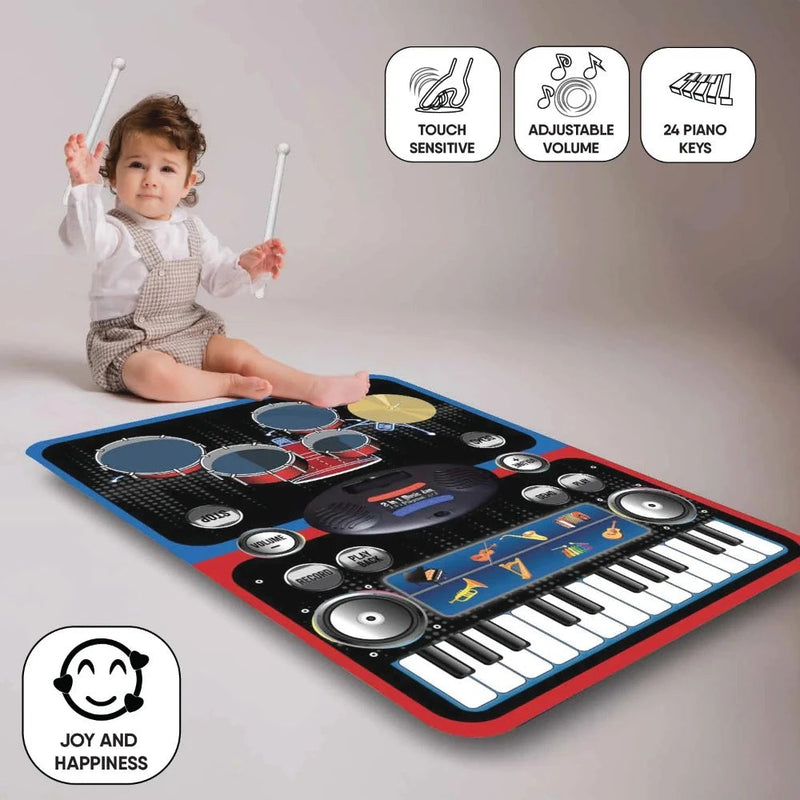 Electrobotic 2-in-1 Musical Playmat For Kids