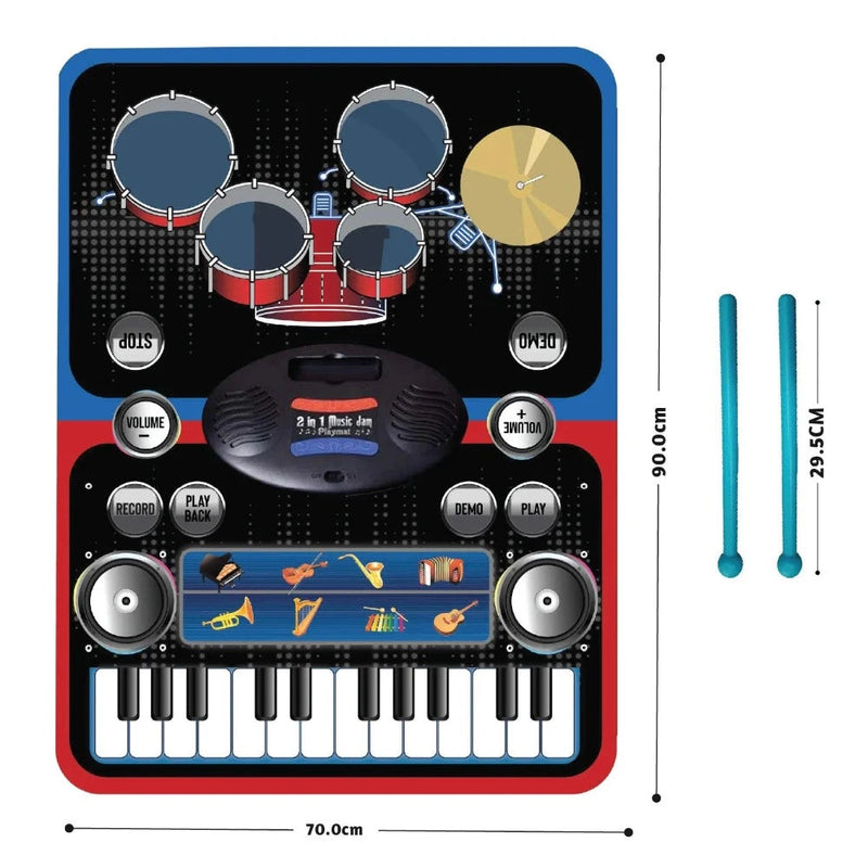 Electrobotic 2-in-1 Musical Playmat For Kids