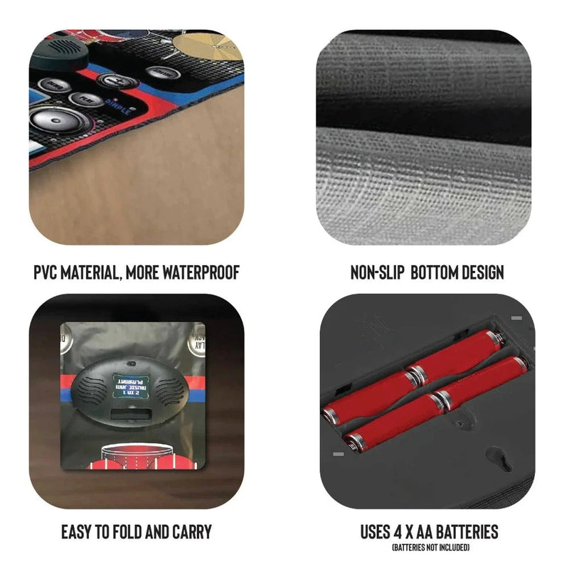 Electrobotic 2-in-1 Musical Playmat For Kids