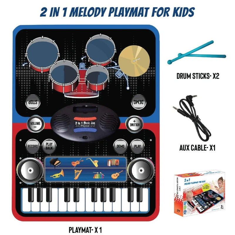 Electrobotic 2-in-1 Musical Playmat For Kids