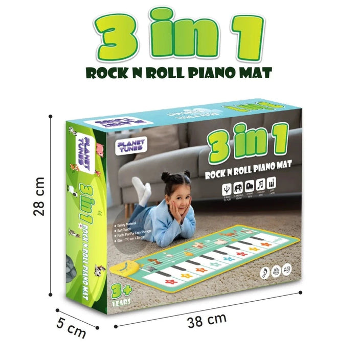 Electrobotic 3 In 1 Rock N Roll Piano Mat-Musical Toys-Electrobotic-Toycra