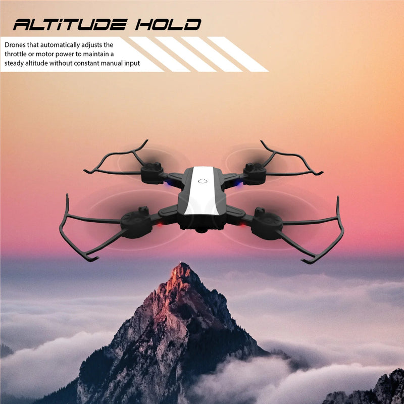 Electrobotic Quad V18 Dual Camera | Position Locking Drone- White