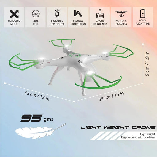 Electrobotic VEER 360 2.4GHZ Remote Control Altitude Holding Drone-RC Toys-Electrobotic-Toycra