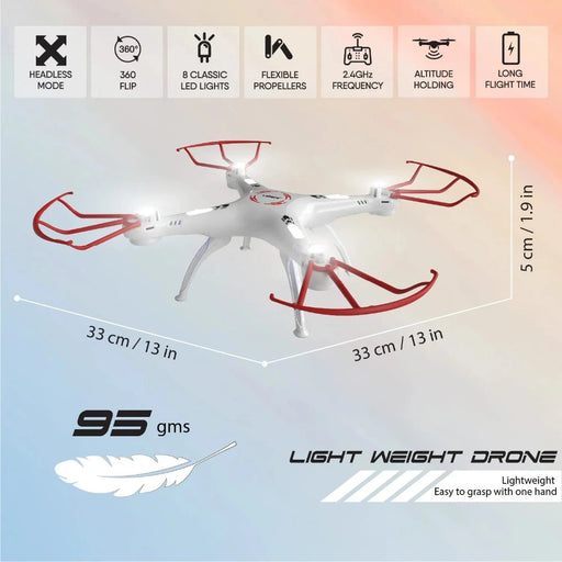 Electrobotic VEER 360 2.4GHZ Remote Control Altitude Holding Drone-RC Toys-Electrobotic-Toycra