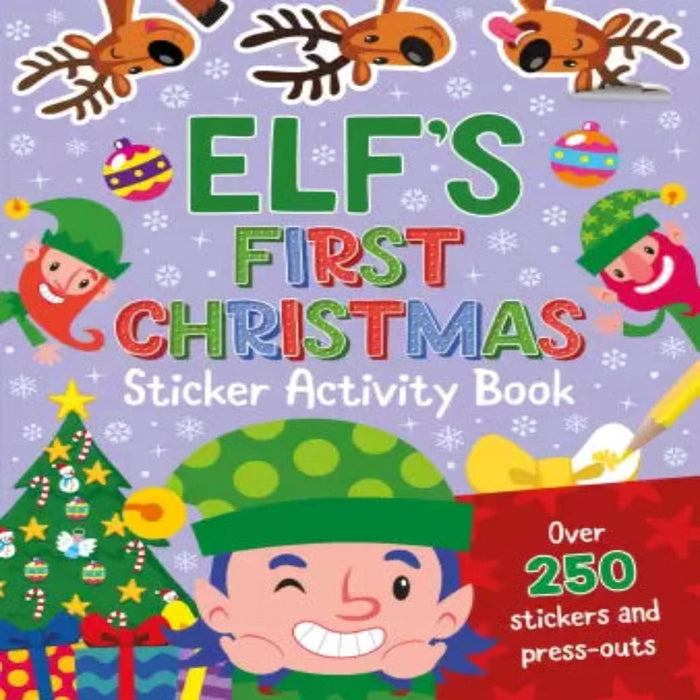 Elf's First Christmas Sticker Activity Book-Activity Books-Pp-Toycra