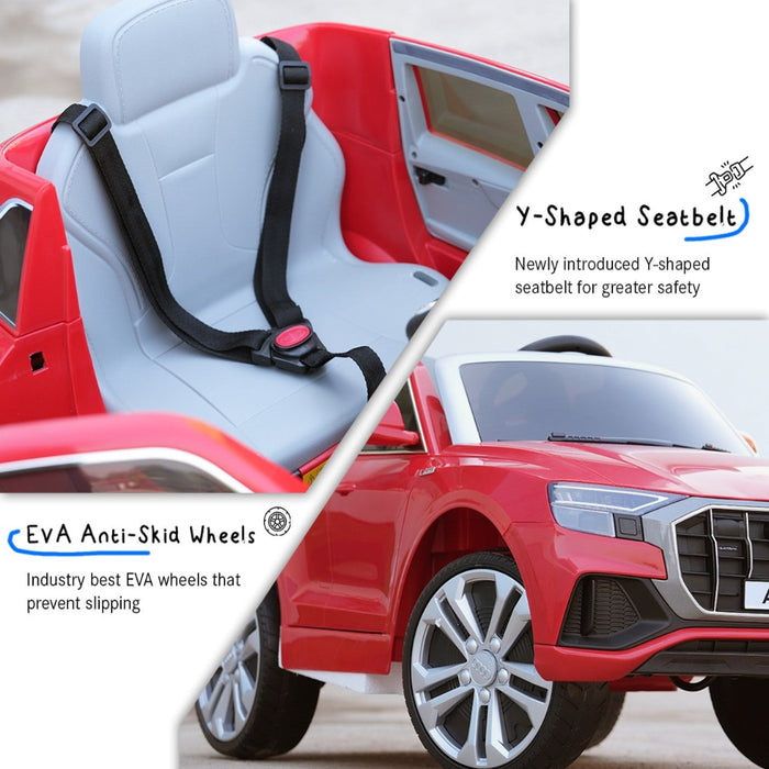 Emotorad Formula Fun AUDI Q8 Toy Car-Red-Ride Ons-Formula Fun-Toycra