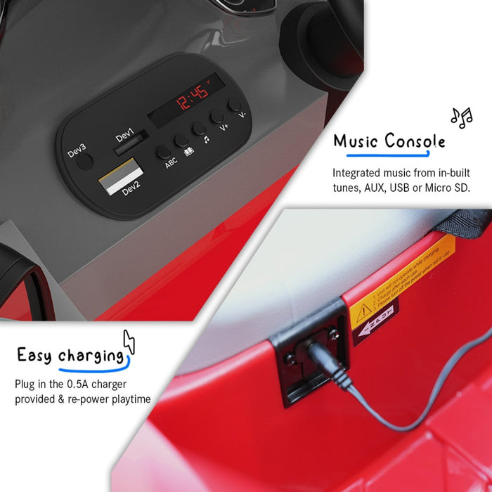 Emotorad Formula Fun AUDI Q8 Toy Car-Red-Ride Ons-Formula Fun-Toycra