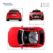 Emotorad Formula Fun AUDI Q8 Toy Car-Red