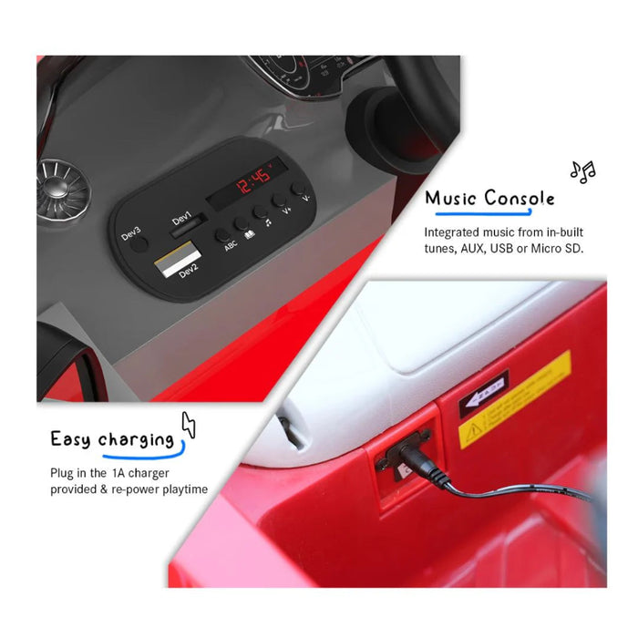 Emotorad Formula Fun AUDI TT RS Ride-On for Kids-(Red)-Ride Ons-Formula Fun-Toycra