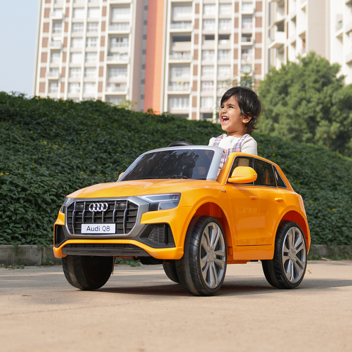 Emotorad Formula Fun Audi Q8 (Orange)-Ride Ons-Formula Fun-Toycra