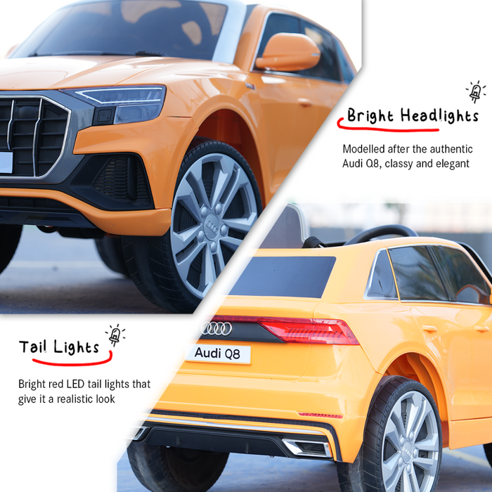 Emotorad Formula Fun Audi Q8 (Orange)-Ride Ons-Formula Fun-Toycra