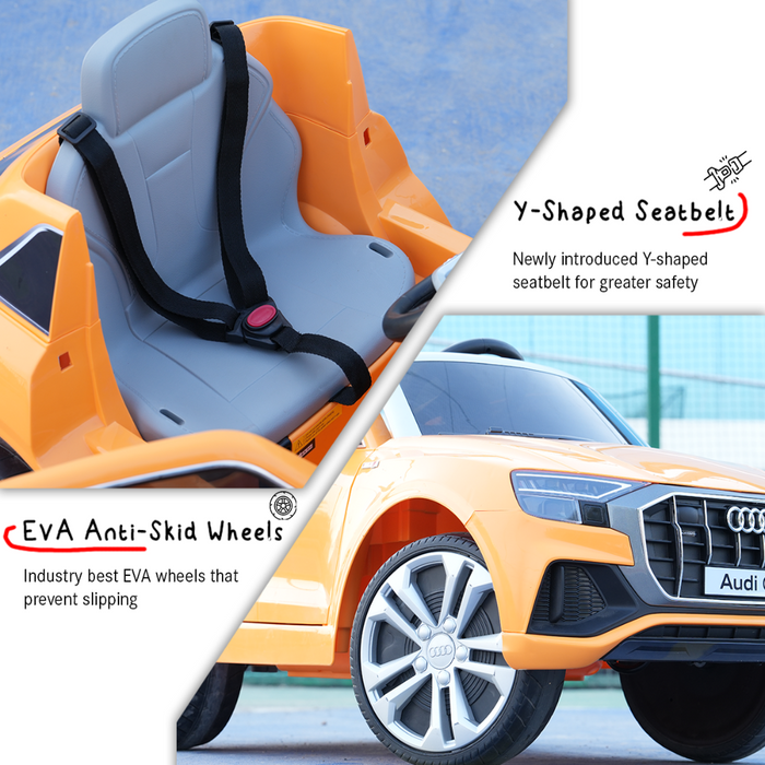 Emotorad Formula Fun Audi Q8 (Orange)-Ride Ons-Formula Fun-Toycra