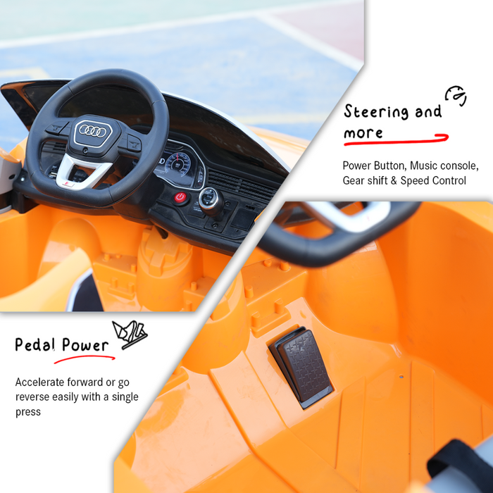 Emotorad Formula Fun Audi Q8 (Orange)-Ride Ons-Formula Fun-Toycra