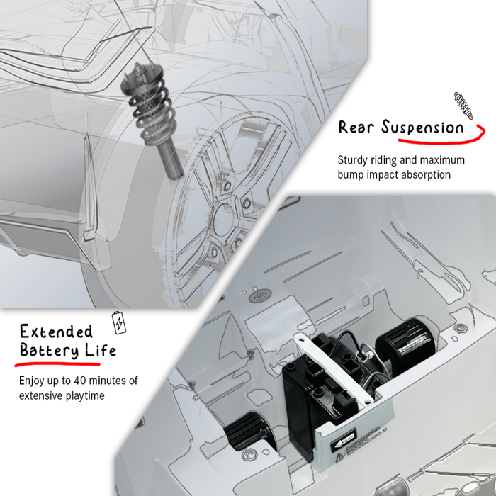 Emotorad Formula Fun Audi Q8 (Orange)-Ride Ons-Formula Fun-Toycra