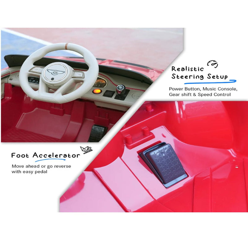 Emotorad Formula Fun Bentley Bacalar Toy Car Red