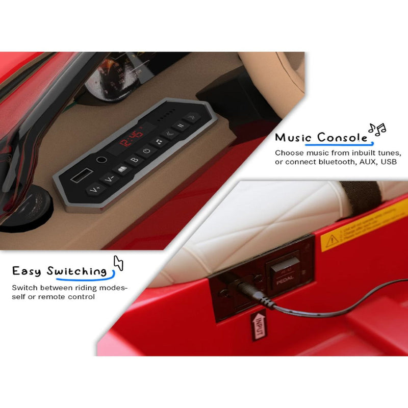 Emotorad Formula Fun Bentley Bacalar Toy Car Red