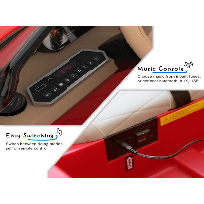 Emotorad Formula Fun Bentley Bacalar Toy Car Red-Ride Ons-Formula Fun-Toycra