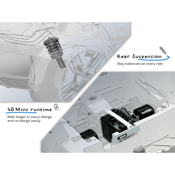 Emotorad Formula Fun Bentley Bacalar Toy Car Red-Ride Ons-Formula Fun-Toycra