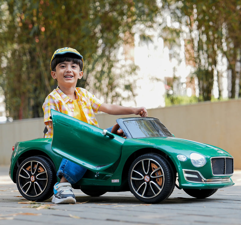 Emotorad Formula Fun Bentley EXP 12 Ride-On Toy Car (Green)-Ride Ons-Formula Fun-Toycra