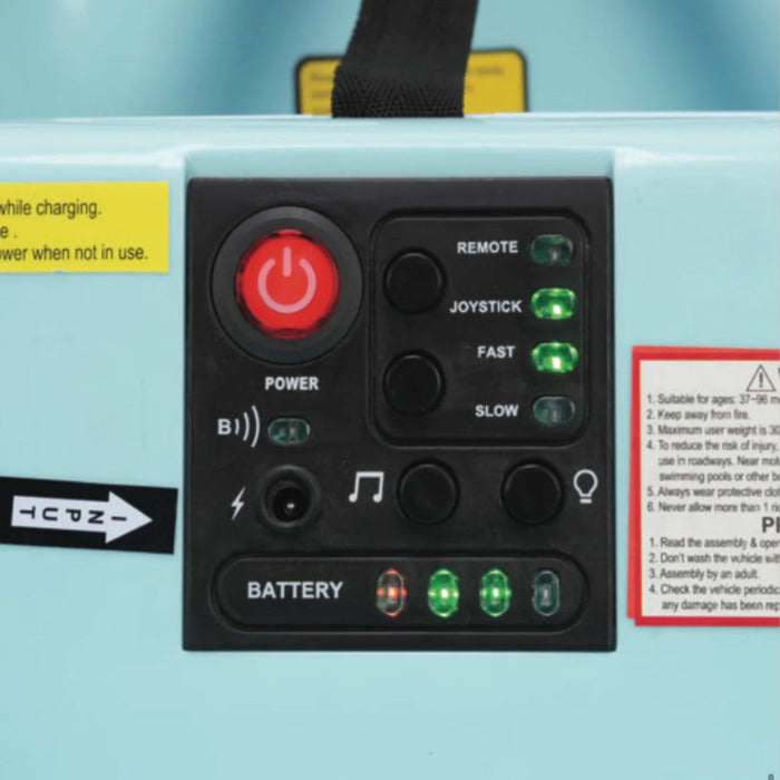 Emotorad Formula Fun Dash Car- Blue-Ride Ons-Formula Fun-Toycra