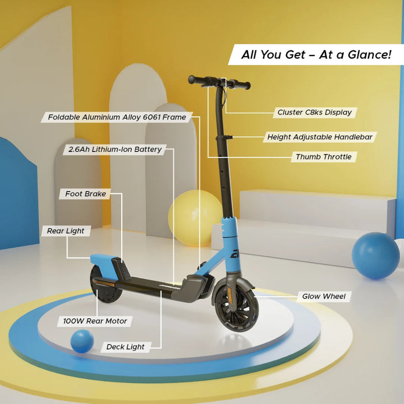 Emotorad Formula Fun Lil E Junior (Blue)-Ride Ons-Formula Fun-Toycra