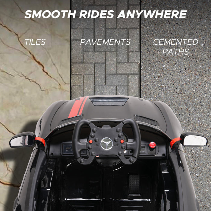 Emotorad Formula Fun Mercedes-Amg Gt4 Toy Ride-On Car (Black)-Ride Ons-Formula Fun-Toycra