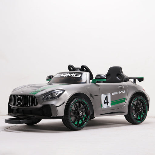 Emotorad Formula Fun Mercedes-Amg Gt4 Toy Ride-On Car (Silver)-Ride Ons-Formula Fun-Toycra