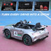 Emotorad Formula Fun Mercedes-Amg Gt4 Toy Ride-On Car (Silver)-Ride Ons-Formula Fun-Toycra