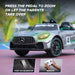 Emotorad Formula Fun Mercedes-Amg Gt4 Toy Ride-On Car (Silver)-Ride Ons-Formula Fun-Toycra