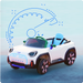 Emotorad Formula Fun Mini Cooper Aceman -White-Ride Ons-Formula Fun-Toycra