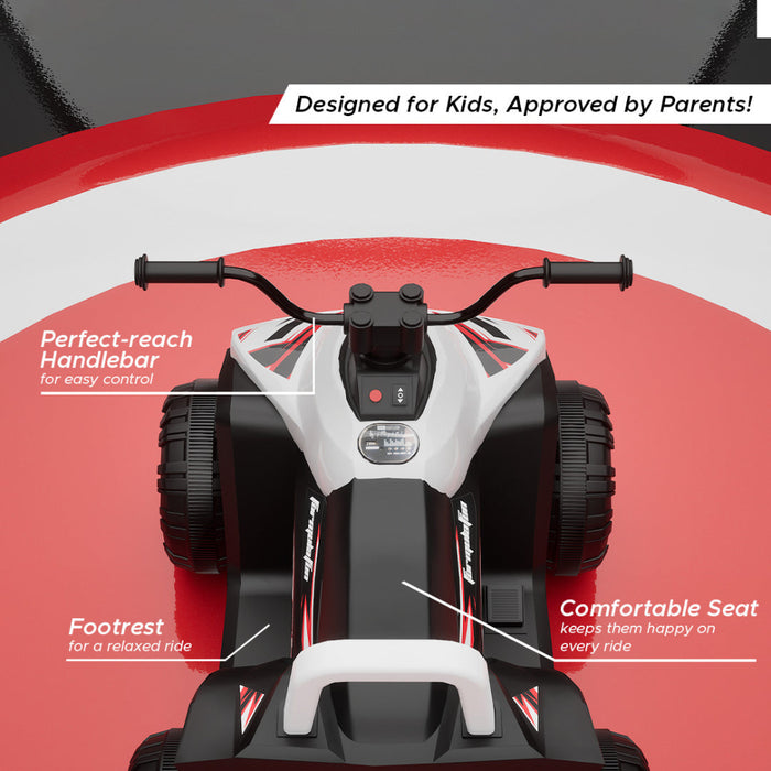 Emotorad Formula Fun Turbo Trek ATV (White)-Ride Ons-Formula Fun-Toycra